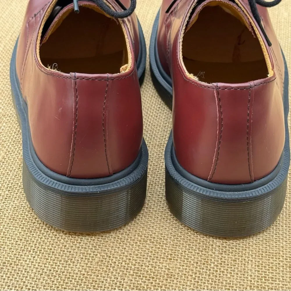 Dr Martens 1925 5400 Cherry Red Oxford Mens 6 Womens 7 Leather